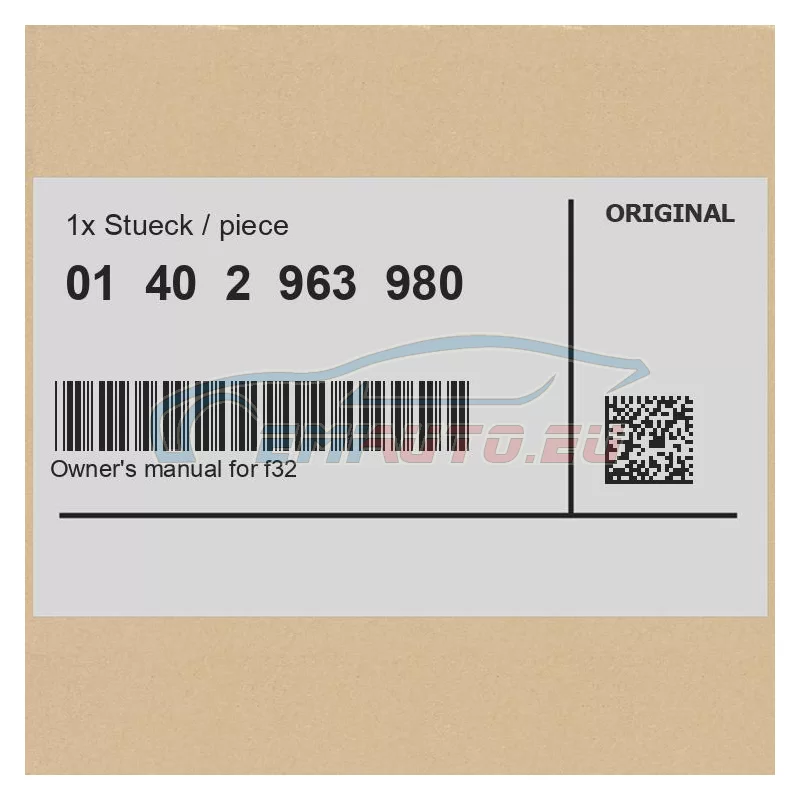 Genuine BMW 01402963980