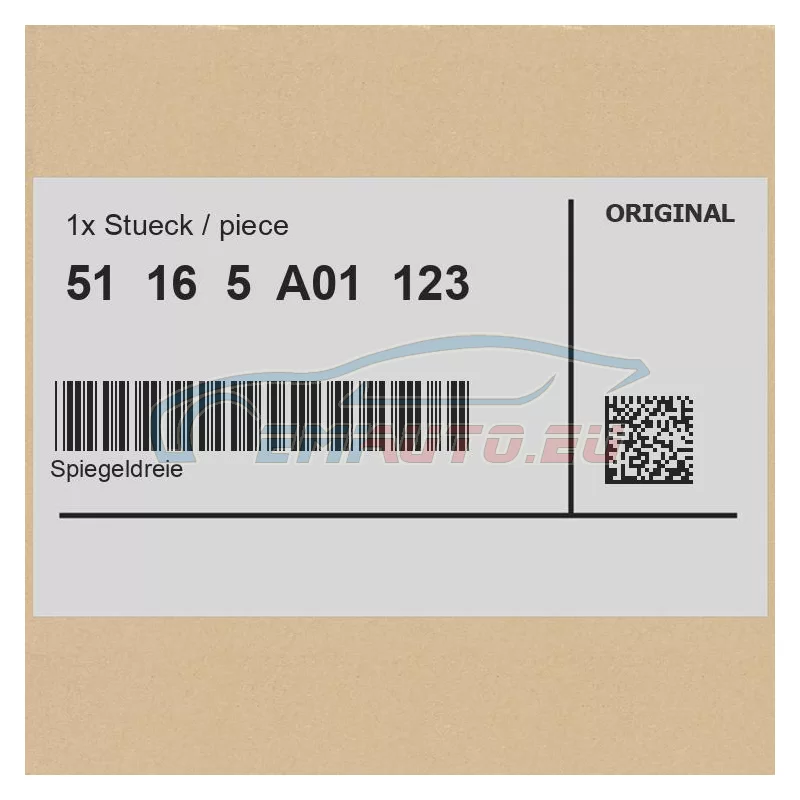 Genuine BMW 51165A01123