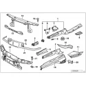 Genuine BMW COMPLETE LEFT ENGINE SUPPORT (41118209935)
