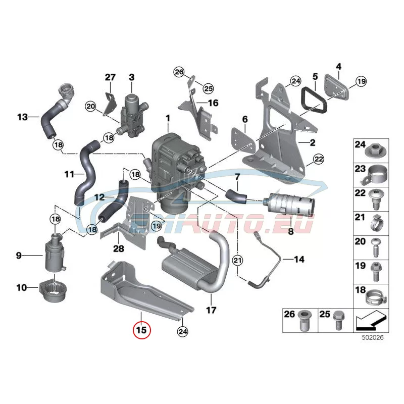 Genuine BMW Support (64216814568)