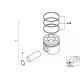 Genuine BMW ALCAN PISTON (11252247519)