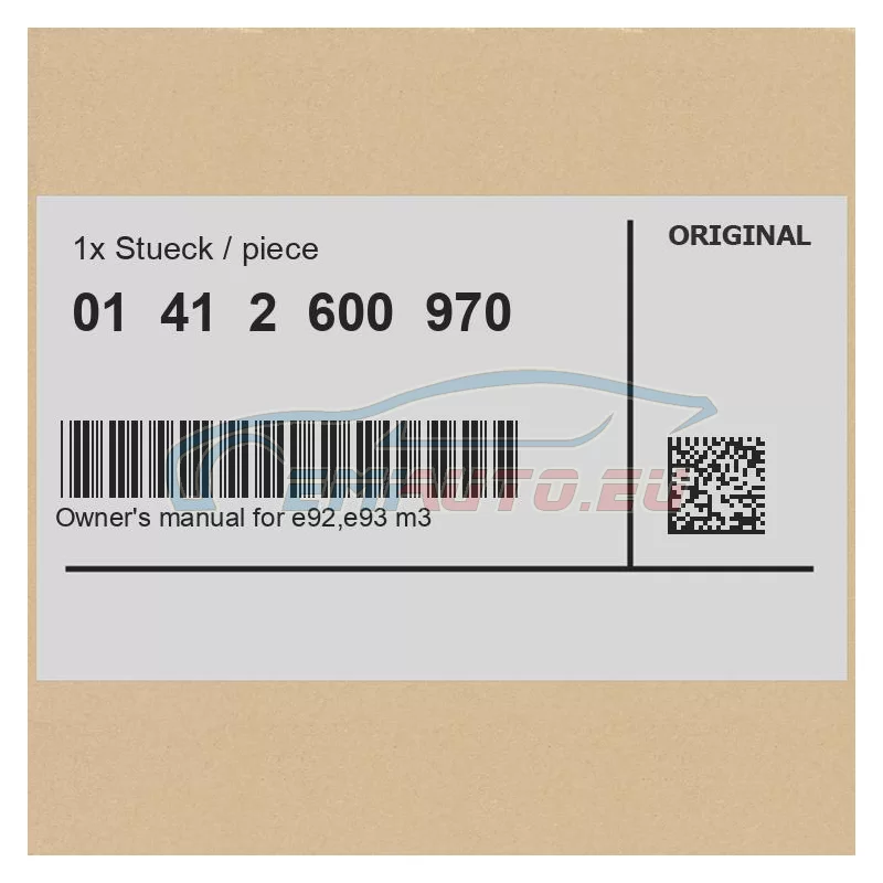 Genuine BMW 01412600970