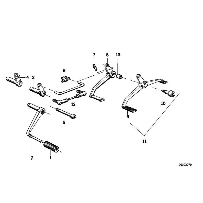 Original BMW Schalthebel (23312302228)