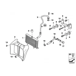 Genuine BMW Oil cooler (17217722188)
