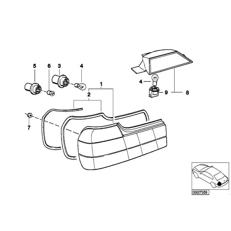 Genuine BMW STOPLAMP (63251378792)