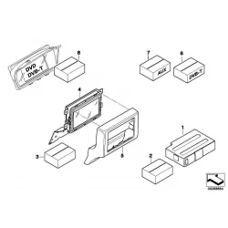 Genuine BMW Rigging kit DVB-T (65120415064)