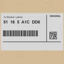 Genuine BMW 51165A1CDD6