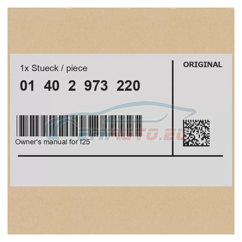 Genuine BMW 01402973220