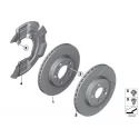 Original Mini Bremsscheibe belüftet (34116774985)
