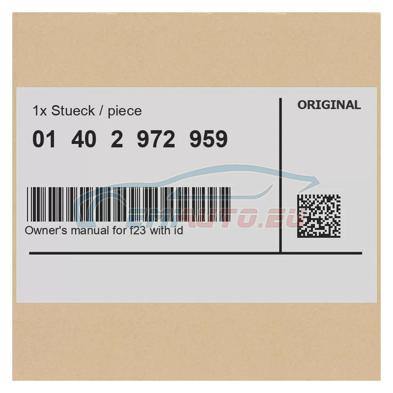 Genuine BMW 01402972959