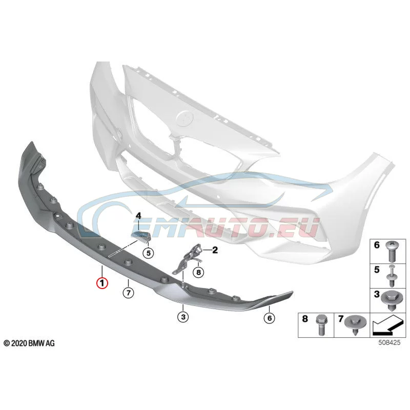 Genuine BMW 51118078455