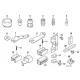 Genuine BMW Blind rivet nut, countersunk head (07149146352)