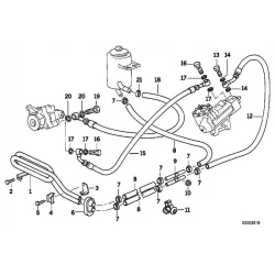 Original BMW Druckschlauch (32411140535)