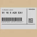 Genuine BMW 51165A20EA1
