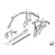 Genuine BMW Right interior side frame (41008045856)