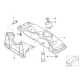 Genuine BMW Transmission supporting bracket (22326772196)