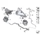 Genuine BMW Engine supporting bracket, left (22116882029)