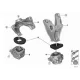 Genuine BMW Engine supporting bracket, right (22116788606)