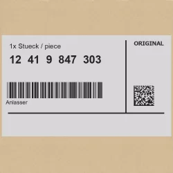 Genuine BMW 12419847303