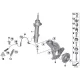 Original BMW Federbein vorn links (31316782211)