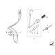 Genuine BMW Accelerator cable, connector (32737713449)