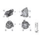 Genuine BMW Engine supporting bracket, left (22116777599)