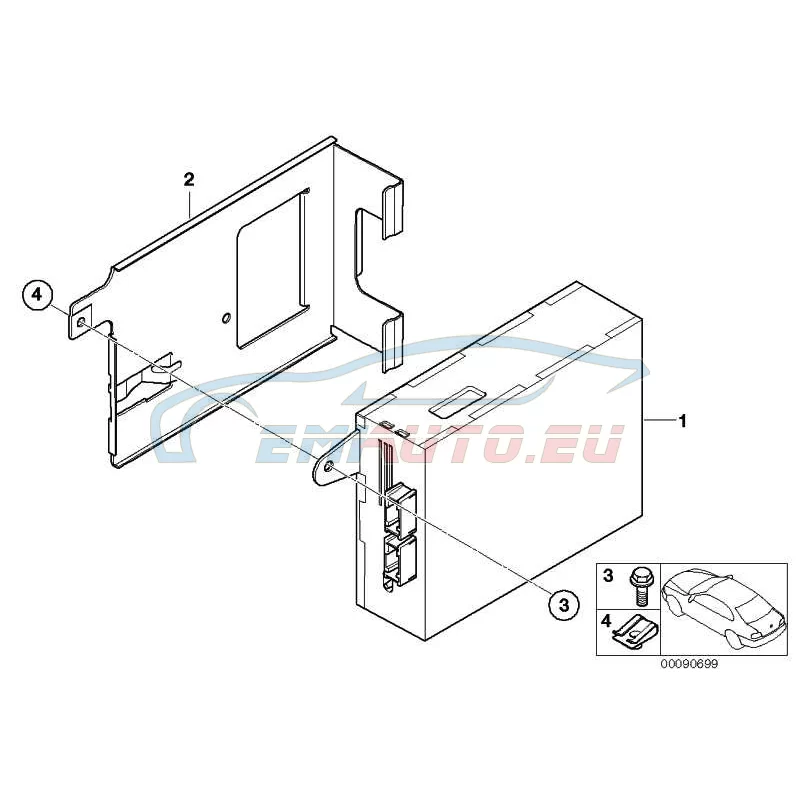 Genuine BMW Exchange video module, high, uncoded (65509147139)