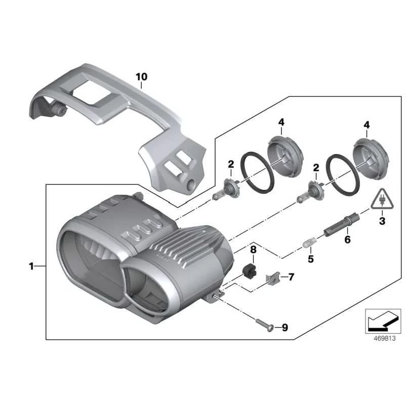 Genuine BMW Headlight (63128535147)