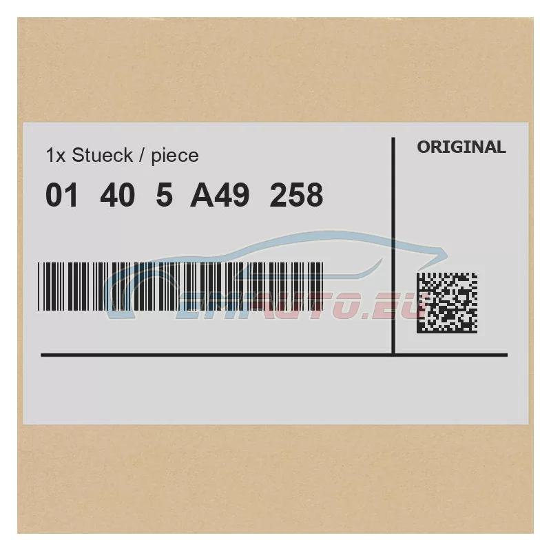 Genuine BMW 01405A49258