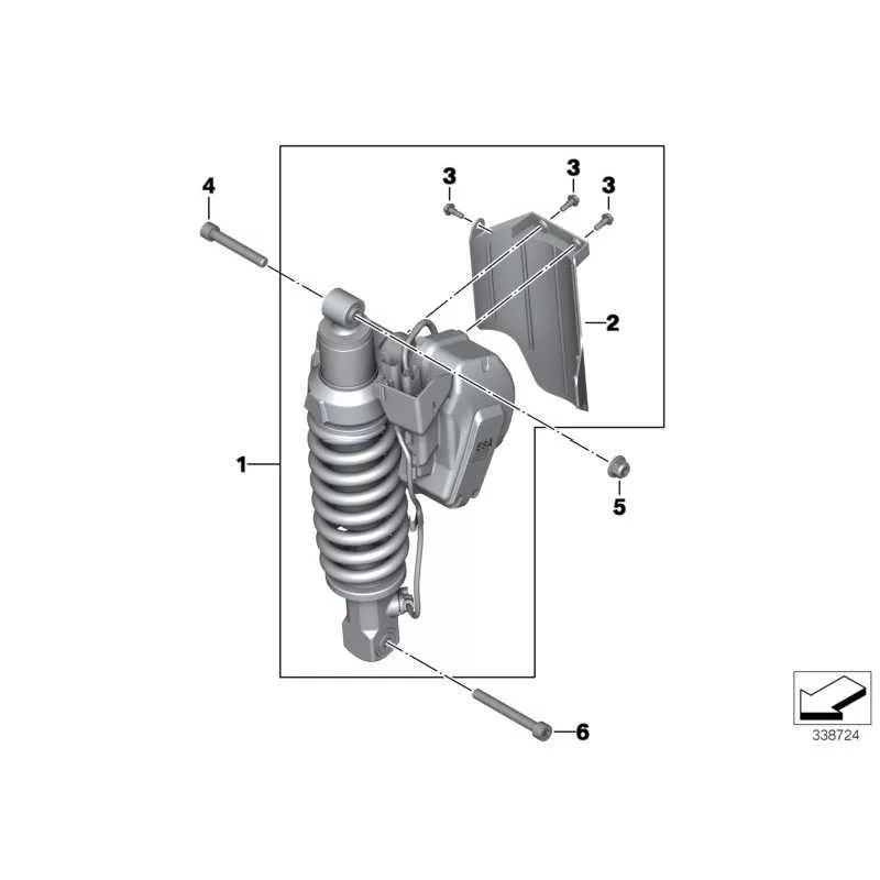 Original BMW Federbein hinten (33537728367)