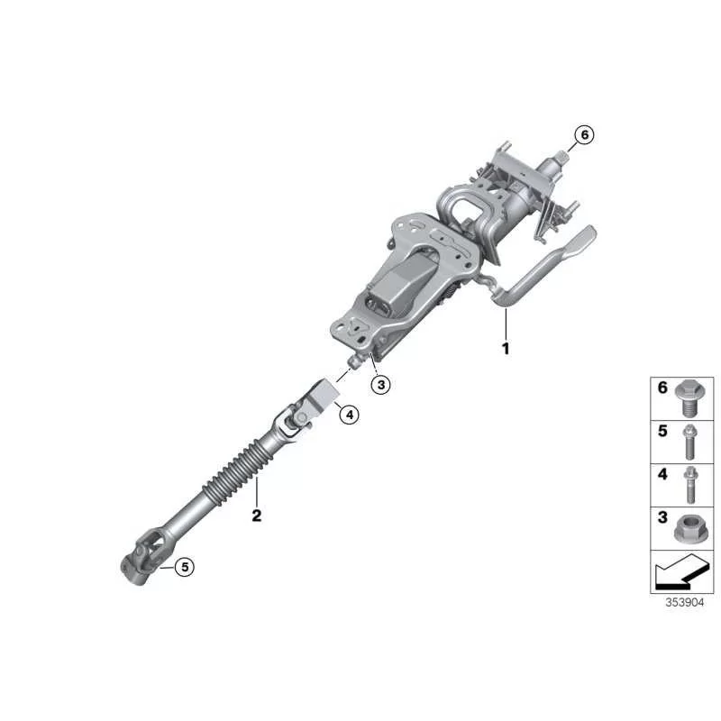 Genuine BMW STEERING SPINDLE (32306865653)