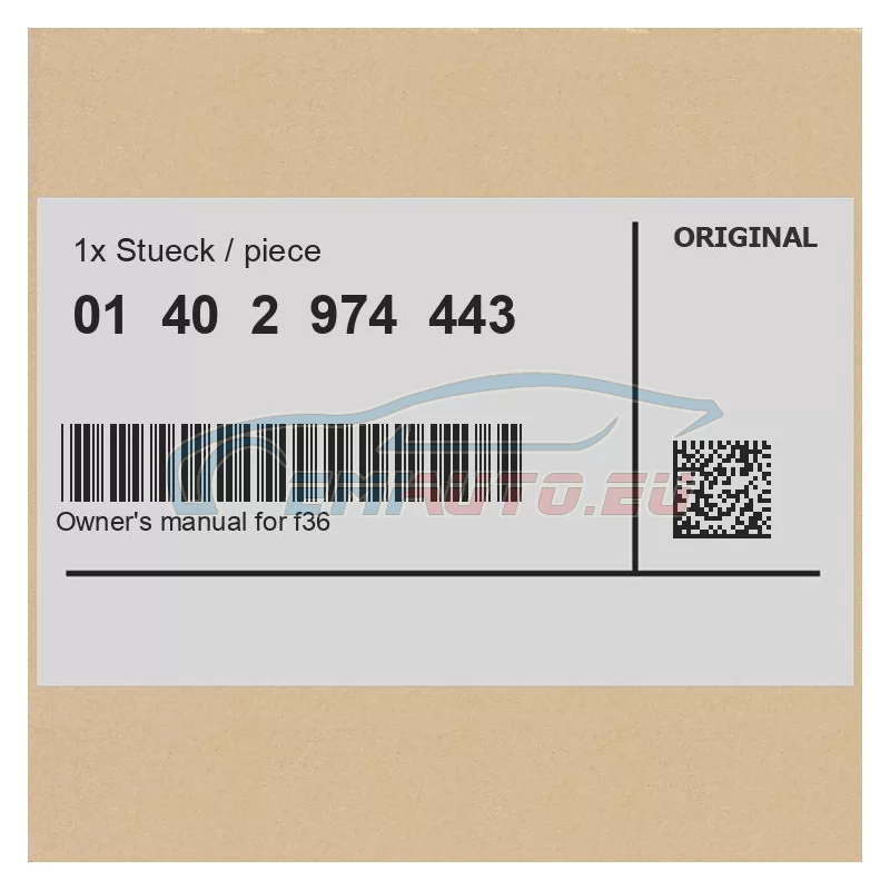Genuine BMW 01402974443