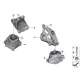 Genuine BMW Engine mount, left (22116859411)