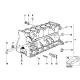 Genuine BMW Engine block with piston (11111438593)