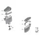 Genuine BMW Pull-down tensioner, right (12908643115)