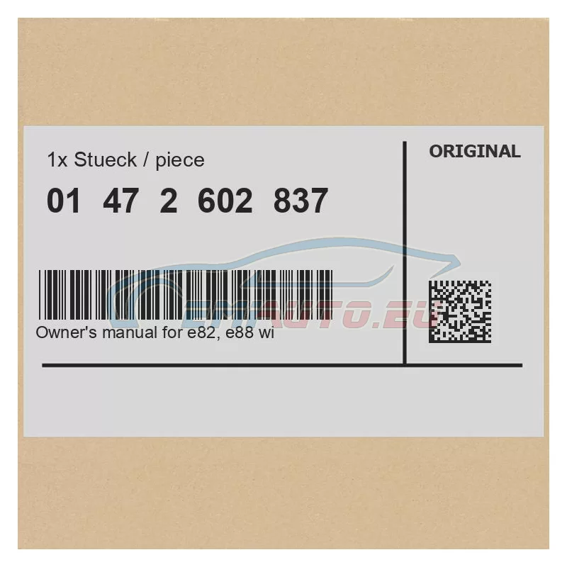 Genuine BMW 01472602837