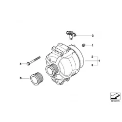 Genuine BMW Hex bolt with internal thread (12317798455)