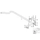 Original BMW Stabilisator vorn (31356752270)