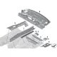 Genuine BMW Extension engine support left (41007377923)