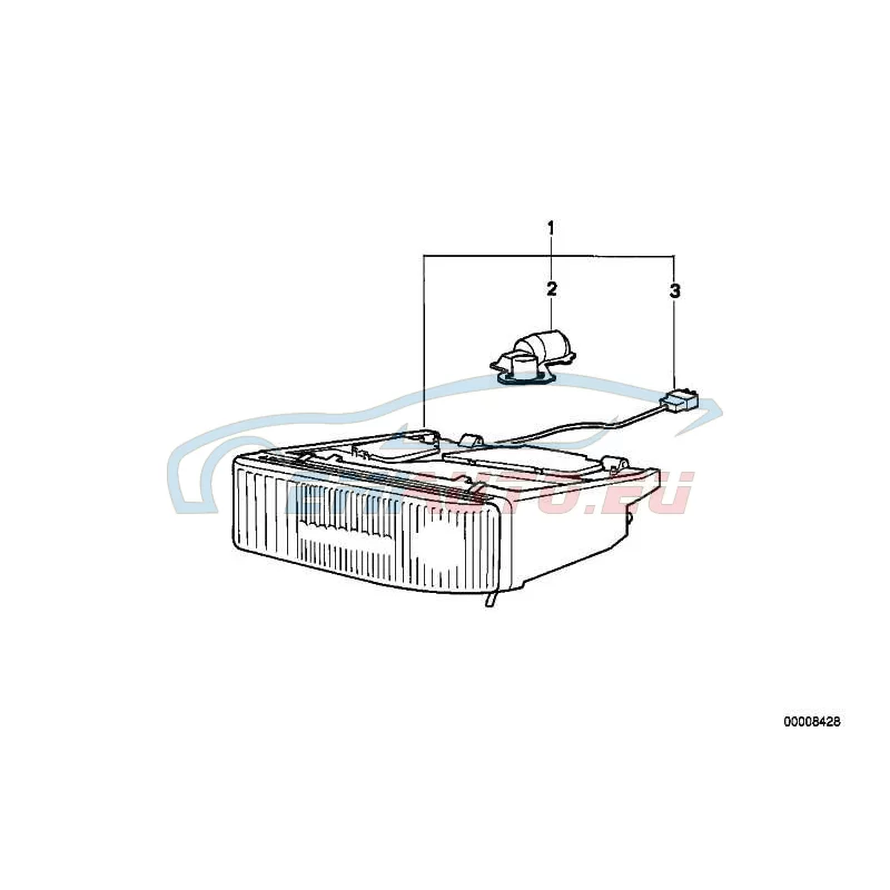 Genuine BMW Headlight right (63128354524)