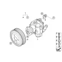 Genuine BMW Power steering pump (32416780848)