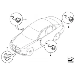 Genuine BMW Retrofit kit, Accessory Control Menu (65502157356)