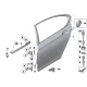 Genuine BMW Left upper rear door hinge (41007203987)