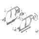 Genuine BMW Left interior column A (41007402033)
