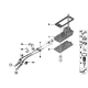 Genuine BMW Bracket, shift cable (41127261700)