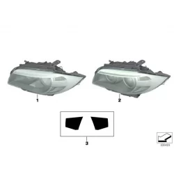 Genuine BMW Bi-xenon headlight, right (63137273832)