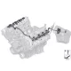 Genuine BMW Cable harness injection valve/ignition (12517608387)