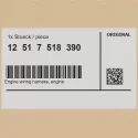 Genuine BMW 12517518390 - Engine wiring harness, engine module