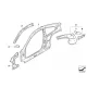 Genuine BMW Left interior side frame (41217275665)