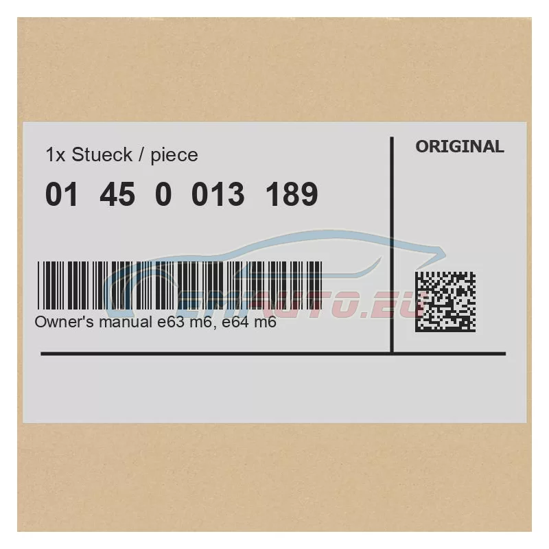 Genuine BMW 01450013189